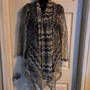 No brand waterfall cardigan A-43 5/$25